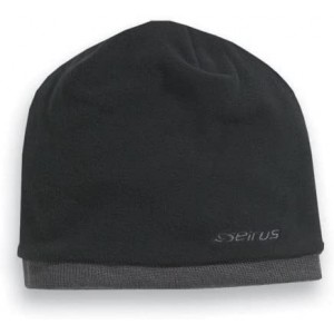 Skullies & Beanies Junior Fleece Knit Cold Weather Fashion Hat Beanie - Black/Charcoal - C41129CQM8N $55.18