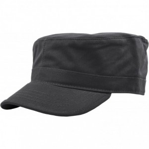 Baseball Caps Daily Wear Men's Army Cap- Cadet Military Style Hat - Dark Gray - C7184UIX8L9 $20.70