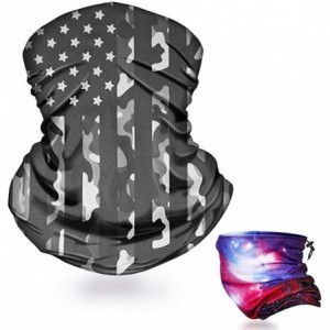 Balaclavas Multifunctional Neck Gaiter- Balaclava- Bandana Face Mask for Men Women - American Flag - C2198407WQZ $19.45