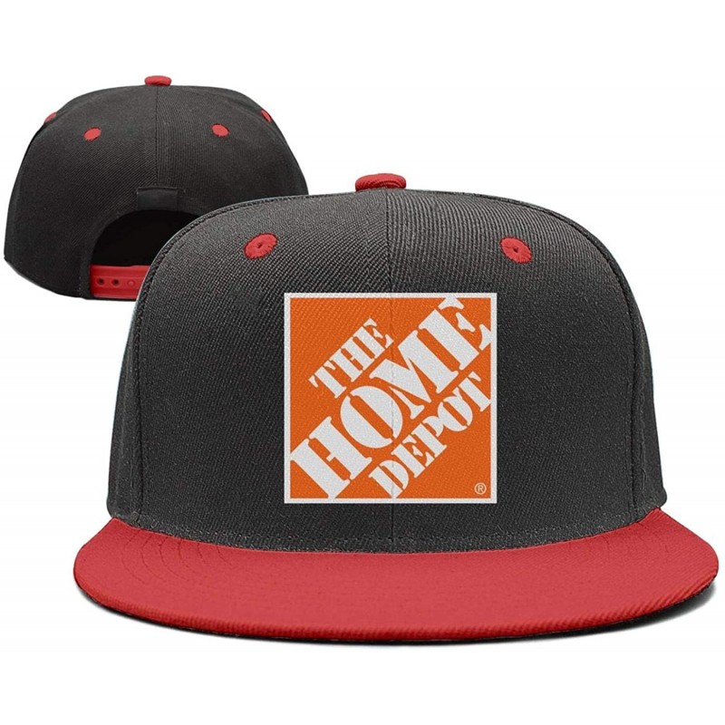 Baseball Caps Mens Womens Adjustable The-Home-Depot-Orange-Symbol-Logo-Custom Running Cap Hat - Red-15 - C718QKCX2WW $33.60