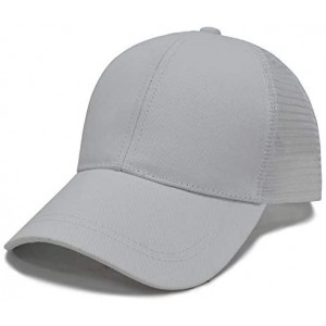 Baseball Caps Ponytail Trucker Hats & Baseball Caps for Women- Adjustable- Sports- Fitness - Trucker White - CE18NQQAUED $7.44