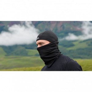 Balaclavas Balaclava Thermal Polyester Fleece Face Mask- Black- One Size - CB128J2W7WV $32.77