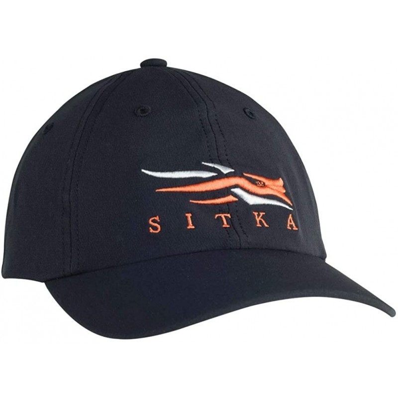 Baseball Caps SITKA Gear Men's Sitka Quick-Dry Water-Resistant Stretchy Hunting Ball Cap - Black - CZ18DR06UAR $59.07