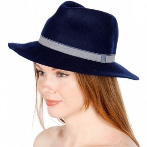 Fedoras Wool Felt Fedora Hats for Women- Panama Hat- Wide Brim Hats- Fall Floppy Hat Women- Beach Hats- Cloche - C718Z9QODMS ...