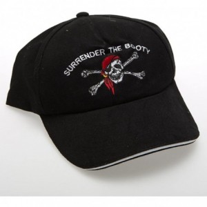 Baseball Caps Ruffin Flag Company Surrender The Booty Pirate Baseball Cap - C112KXMKQZP $8.67