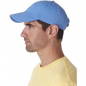 Baseball Caps Men's Classic Cut Washed Chino Unconstructed Twill Cap - Light Blue - CS11F78EM2T $16.62