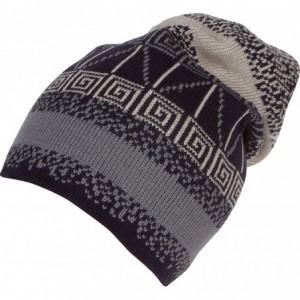 Skullies & Beanies Remi Slouchy Beanie Knit Hat Warm Simple and Classic - 1767-blue - CI186UI0LY6 $18.21