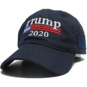 Baseball Caps Trump Navy Cap US Flag Side Keep America Great MAGA hat President 2020 - C018NGSEMUG $25.39