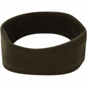 Headbands USA Made Stretch Headband - Olive Green - C61885XC2YN $49.91