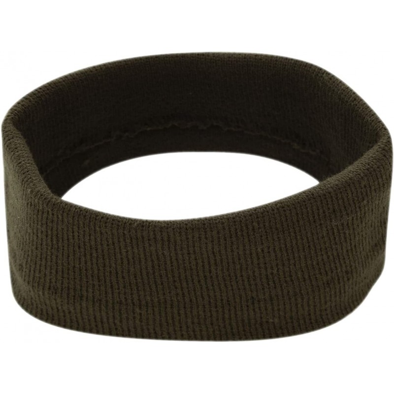 Headbands USA Made Stretch Headband - Olive Green - C61885XC2YN $55.16