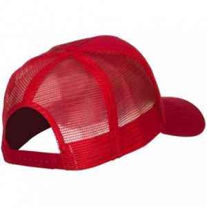 Baseball Caps Make America Great Again Embroidered Mesh Cap - Red - CU12ENS0XK3 $48.83