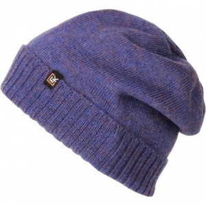 Skullies & Beanies 100% Wool Classic Knit Beanie Hat Cap for Women & Men - Periwinkle - CV12O5JK3B3 $58.54