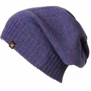 Skullies & Beanies 100% Wool Classic Knit Beanie Hat Cap for Women & Men - Periwinkle - CV12O5JK3B3 $60.58
