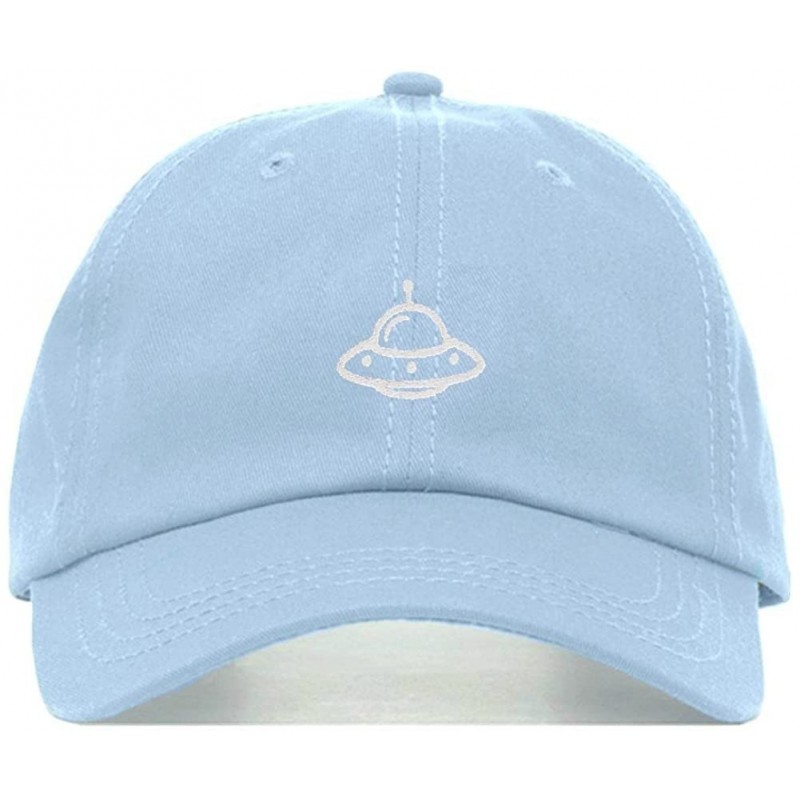 Baseball Caps Spaceship Baseball Hat- Embroidered Dad Cap- Unstructured Soft Cotton- Adjustable Strap Back (Multiple Colors) ...