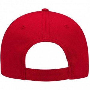 Baseball Caps 6 Panel Low Profile Superior Cotton Twill Cap - Red - C712IVBC7ZH $26.14