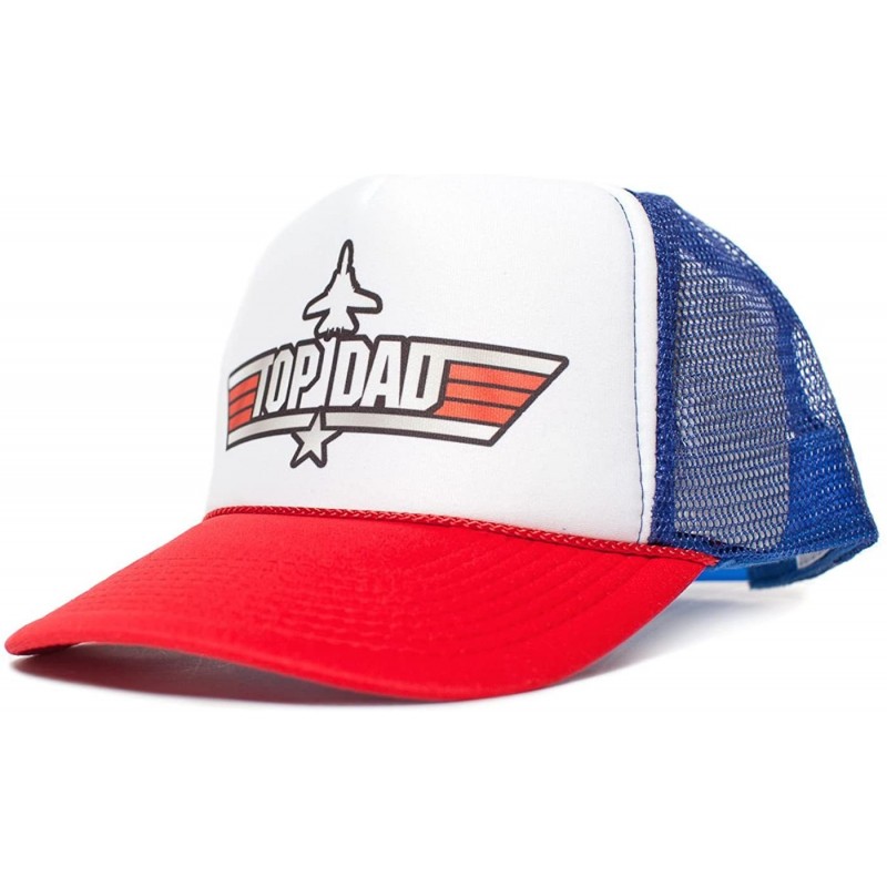 Baseball Caps Unisex-Adult One-Size Curved Bill Hat Multi - Royal/Red - CS11QSDAGZX $24.06