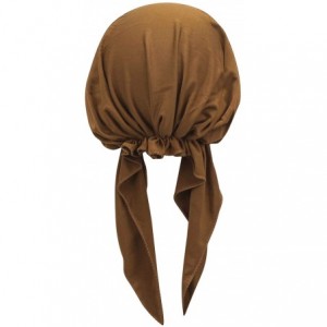 Skullies & Beanies Crystal Stretchy Bandana Headscarf Alopecia - Khaki - CE198DNHE22 $22.62
