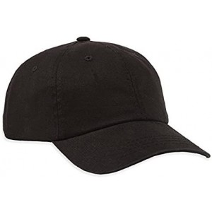 Baseball Caps Unstructured Baseball Cap-0670 - Black - CG129XL90NV $45.49
