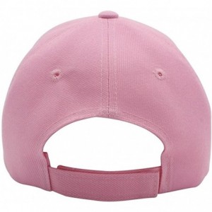 Baseball Caps Hat - Adjustable Womens Cap - Pink - C818GSUENDZ $43.02