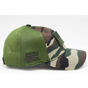 Baseball Caps US Patch Adjustable Plain Trucker Baseball Cap Hats (Multi-Colors) - Green Camo - CW18D6DZHO4 $24.99