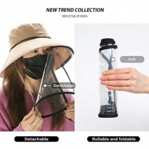 Newsboy Caps Womens UPF50+ Linen/Cotton Summer Sunhat Bucket Packable Hats w/Chin Cord - 69046_khaki(with Face Shield) - CH19...