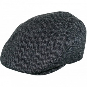Newsboy Caps Men's Premium Wool Blend Classic Flat IVY newsboy Collection Hat - 1935-charcoal - CP127FDNDYB $36.86