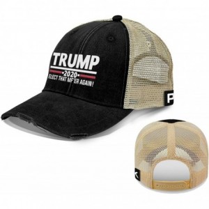 Baseball Caps Trump 2020 Hat- That Again Trucker Hat - Trump Hat - Black - CY18UMAQG4Q $33.90