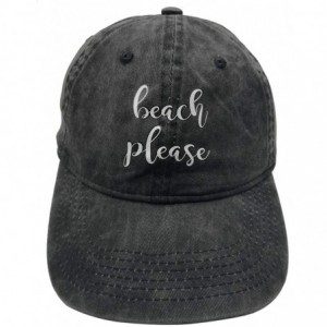 Baseball Caps Beach Life Baseball Cap Cotton Adjustable Lake Life Little Explorer Sun Please Unisex Hat - Beach Please Black ...