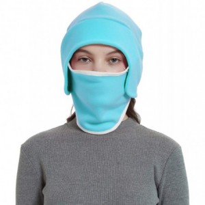Skullies & Beanies Fleece 2 in 1 Hat/Headwear-Winter Warm Earflap Skull Mask Cap Outdoor Sports Ski Beanie for Men&Women - Sk...