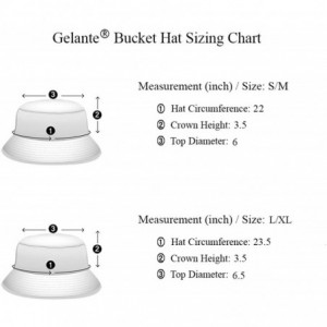 Bucket Hats 100% Cotton Packable Fishing Hunting Summer Travel Bucket Cap Hat - Light Pink - CX18DOEQT5H $34.37