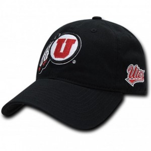Baseball Caps University of Utah Utes Cotton Polo Style Baseball Ball Cap Hat - C218D8N4R5C $43.99