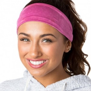 Headbands Adjustable & Stretchy Crushed Xflex Wide Headbands for Women Girls & Teens - C718YQIMQ0G $51.91