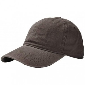 Baseball Caps Unisex Fashion Solid Adjustable Breathable Baseball Cap Sun Hats Baseball Caps - Coffee - CU18TTYS3RZ $17.87