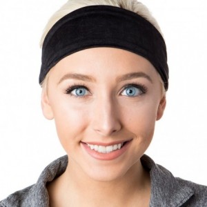 Headbands Adjustable & Stretchy Crushed Xflex Wide Headbands for Women Girls & Teens - C718YQIMQ0G $51.91