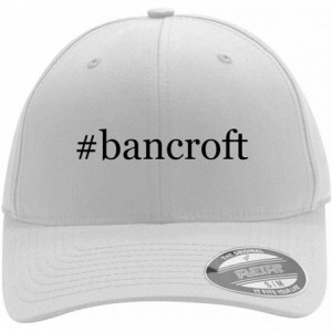 Baseball Caps Bancroft - Men's Hashtag Flexfit Baseball Cap Hat - White - CI18UATR26D $39.34