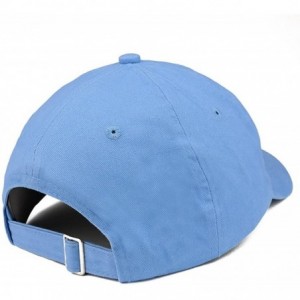 Baseball Caps Established 1983 Embroidered 37th Birthday Gift Soft Crown Cotton Cap - Carolina Blue - CG180L7C673 $33.73