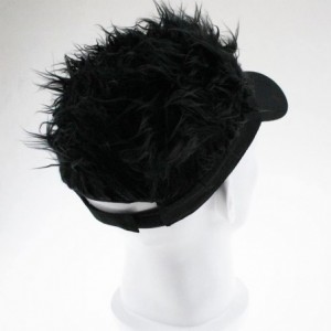 Visors Flair Hair Sun Visor Cap with Fake Hair Wig Baseball Cap Hat - Color3 - CV18DQS20A4 $30.91