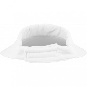 Sun Hats Women's SPF 50+ UV Protection Wide Brim Beach Sun Visor Hat - White Without Bow - CL1927LN30U $35.95