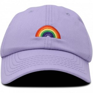 Baseball Caps Rainbow Baseball Cap Womens Hats Cute Hat Soft Cotton Caps - Lavender - CG18MD45GHE $24.32