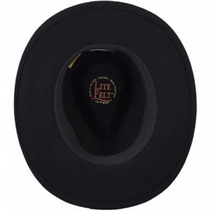 Cowboy Hats Men- Women Dakota Litefelt Outback - Black - CZ1144E1NCT $111.53
