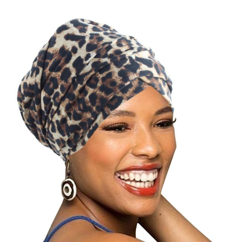 Headbands Easy Wearing African Head Wrap-Long Scarf Turban Shawl Hair Bohemian Headwrap - 001-Colour39 - CC199GZ0X6Q $28.56