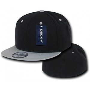 Baseball Caps Retro Fitted Cap - Black/Grey - CF11DJJ4313 $11.05