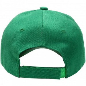 Baseball Caps 2pcs Baseball Cap for Men Women Adjustable Size Perfect for Outdoor Activities - Kelly Green/Kelly Green - CU19...