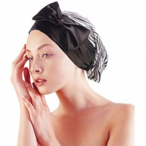Skullies & Beanies Women Satin Bonnet Chemo Headwear Hair Loss Turban Sleeping Cap with Long Drawstring - Zebra - CS18IGRIA4Z...