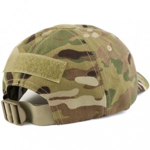 Baseball Caps Low Profile Soft Crown Tactical Operator Cap with American Embroidered Flag - Multicam - C417YI6N3L6 $22.36