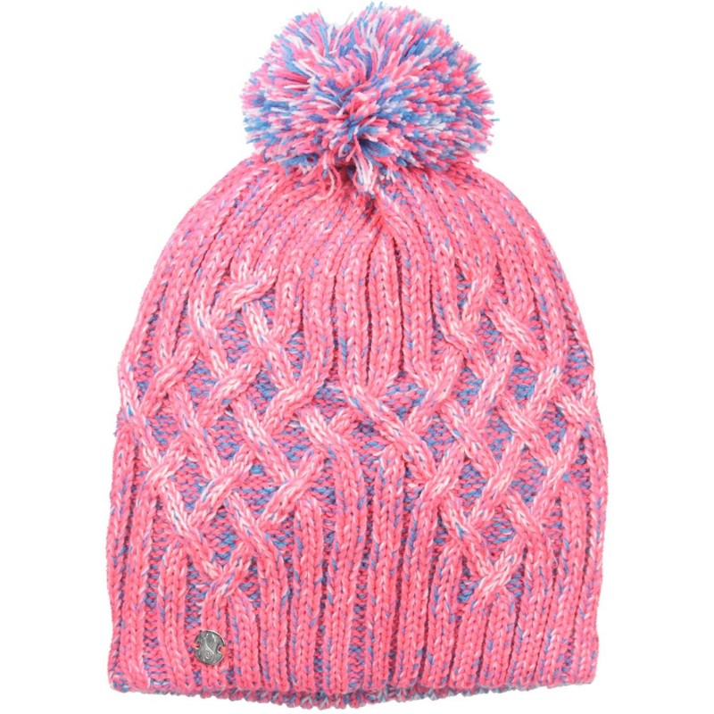 Skullies & Beanies Women's Moritz Hat - Bryte Pink/Multi Color - CR11VX9OOGZ $24.84