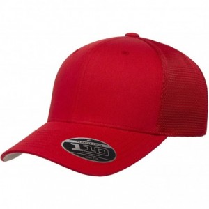 Baseball Caps Men's 110 Mesh Cap - Red - CZ18TCW0X5W $22.96