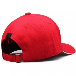 Baseball Caps Unisex Man Baseball Hat Hip Hop Adjustable Mesh Captain-Peterbilt-tiucks-Flat Cap - Red-1 - C218AHC8LQA $39.47