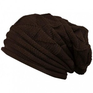 Fedoras Unisex Stretch Outdoor Beanies - A-women Coffee - CE19243UHUW $30.02