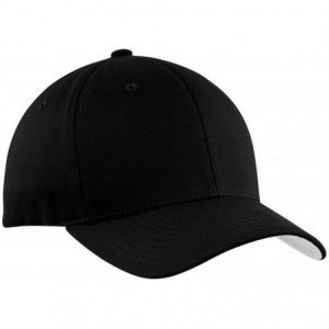 Baseball Caps Flexfit Cotton Twill Cap. C813 - Black - CO11LD81LB7 $11.41